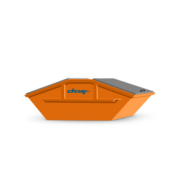 5 cbm Container mit Deckel für Aktenvernichtung Dorr Containershop