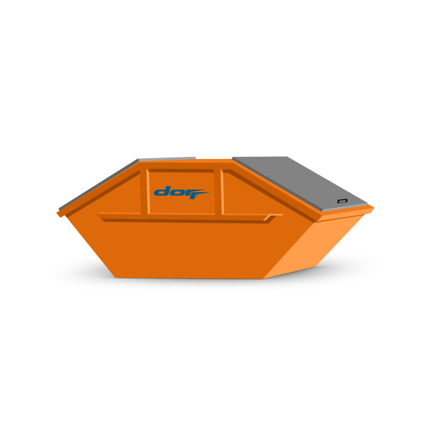 7 cbm Container mit Deckel für Aktenvernichtung Dorr Containershop